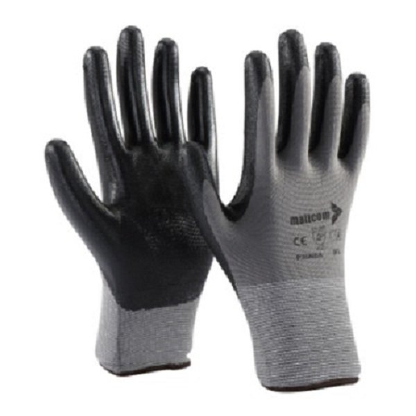 mallcom cutresistant hand gloves, cut resistant hand gloves, nitrile coated cut resistant gloves, mallcom p35NBA cut resistant hand gloves