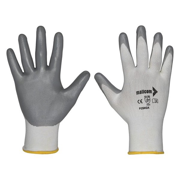 mallcom cutresistant hand gloves, cut resistant hand gloves, nitrile coated cut resistant gloves, mallcom p25nga cut resistant hand gloves