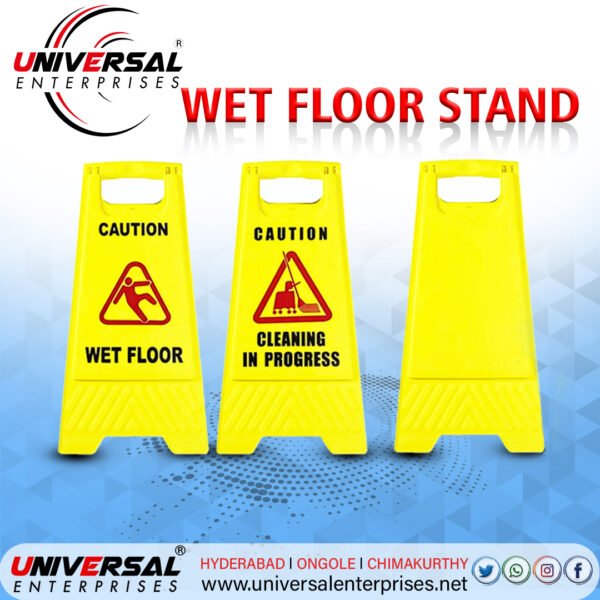wet floor stand