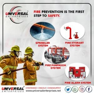 Fire Fighting Safety MEP & Security Systems - Universal Enterprises - Solution Company