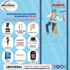 KARAM MAINTENANCE & WINDOW GLASS CLEANING KIT – PN 651 – SPIDER SAFETY KIT