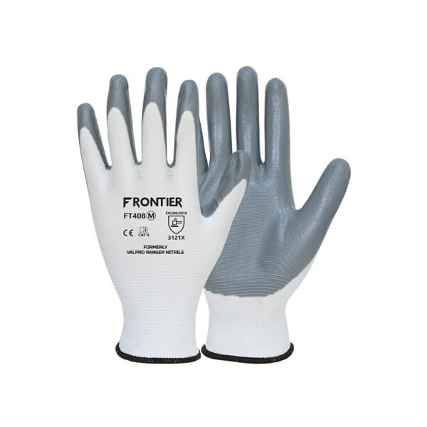 Nitrile Coated Hand Gloves | Frontier FT408 | Karam